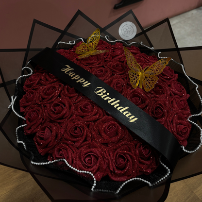 Blossom Rosenstrauß® | 𝗥𝗼𝘆𝗮𝗹-𝗚𝗹𝗶𝘁𝘇𝗲𝗿-𝗦𝘁𝗼𝗳𝗳𝗿𝗼𝘀𝗲𝗻