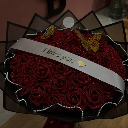 Blossom Rosenstrauß® | 𝗥𝗼𝘆𝗮𝗹-𝗚𝗹𝗶𝘁𝘇𝗲𝗿-𝗦𝘁𝗼𝗳𝗳𝗿𝗼𝘀𝗲𝗻