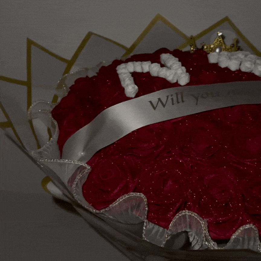 Blossom Proposal Bouquet® | 𝗥𝗼𝘆𝗮𝗹-𝗚𝗹𝗶𝘁𝘇𝗲𝗿-𝗦𝘁𝗼𝗳𝗳𝗿𝗼𝘀𝗲𝗻